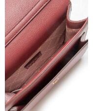 LIUJO CALIWEN Bolso bandolera peque&ntilde;o con solapa vino tinto - Bolsos Mujer - 5