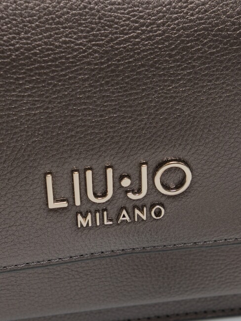 CALIWEN Bolso bandolera pequeño con solapa antracita se reunió. - Bolsos Mujer