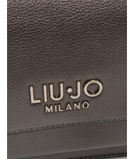 LIUJO CALIWEN Bolso bandolera pequeño con solapa antracita se reunió. - Bolsos Mujer - 3