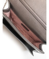 LIUJO CALIWEN Bolso bandolera pequeño con solapa antracita se reunió. - Bolsos Mujer - 5