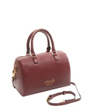 LIUJO EVRIM Bolso de ba&uacute;l con tachuelas vino tinto - Bolsos Mujer - 2