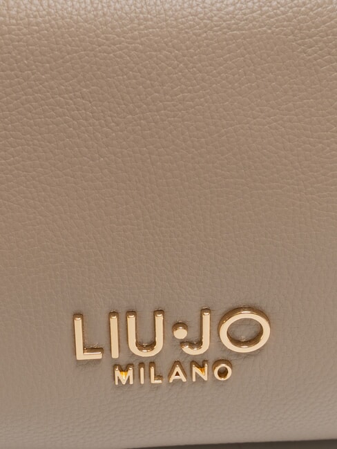 EVRIM Bolso de baúl con tachuelas gris topo del desierto - Bolsos Mujer