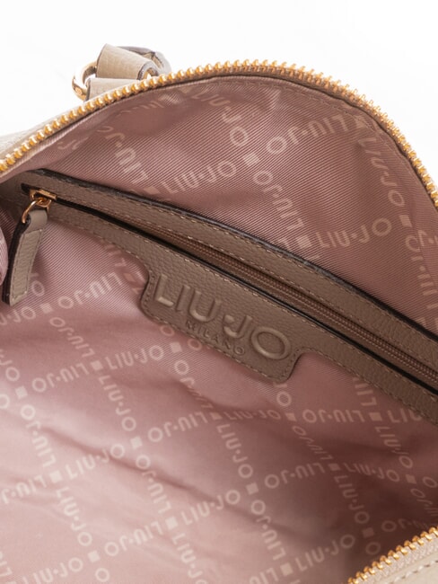 EVRIM Bolso de baúl con tachuelas gris topo del desierto - Bolsos Mujer