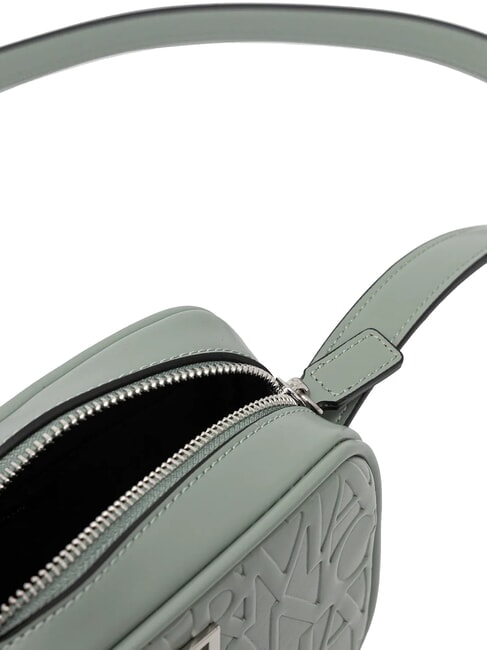 LOGO EMBOSSED Mini bolso de hombro sabio - Bolsos Mujer