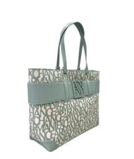 ARMANI EXCHANGE SUSIE Bolso shopper con logo en toda la prenda - Bolsos Mujer