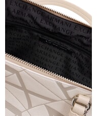 ARMANI EXCHANGE GYNGER Bolso de mano con bandolera blanco/valle - Bolsos Mujer - 5