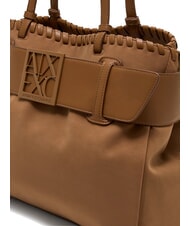 ARMANI EXCHANGE SUSIE SOFT Bolsa de compras mediana whisky ligero - Bolsos Mujer - 4