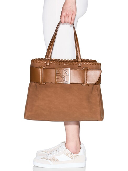 SUSIE SOFT Bolsa de compras mediana whisky ligero - Bolsos Mujer