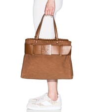 ARMANI EXCHANGE SUSIE SOFT Bolsa de compras mediana whisky ligero - Bolsos Mujer - 6