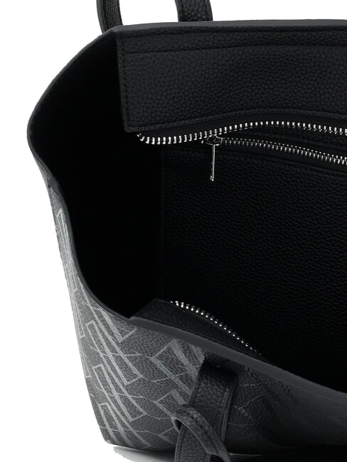 SILVYE MONOGRAM Bolso de compras de hombro negro/negro - Bolsos Mujer