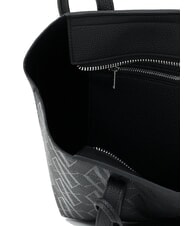 ARMANI EXCHANGE SILVYE MONOGRAM Bolso de compras de hombro negro/negro - Bolsos Mujer - 4