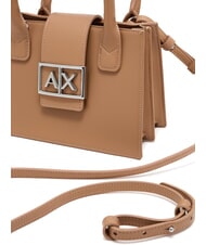ARMANI EXCHANGE JODIE Mini bolso tipo cartera rosa camello - Bolsos Mujer - 3