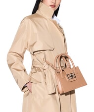 ARMANI EXCHANGE JODIE Mini bolso tipo cartera rosa camello - Bolsos Mujer - 6