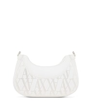 ARMANI EXCHANGE WAVE Bolso de hombro mediano perforado blanco brillante - Bolsos Mujer - 4