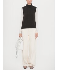 ARMANI EXCHANGE WAVE Bolso mediano perforado con bandolera blanco brillante - Bolsos Mujer - 5