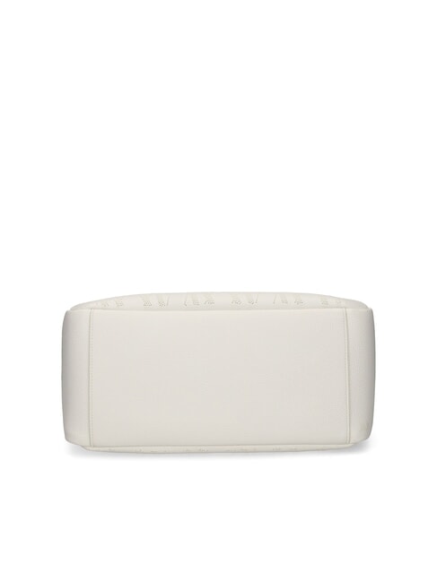WAVE Bolso grande perforado blanco brillante - Bolsos Mujer
