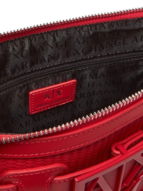 SUSIE STRAW Bolso de hombro con logo rojo - Bolsos Mujer