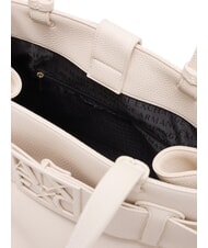 ARMANI EXCHANGE SUSIE SOFT Bolso de hombro con hebilla blanquecino - Bolsos Mujer - 5