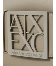 ARMANI EXCHANGE A|X BUCKLE Bolsa de hombro lubina marrón - Bolsos Mujer - 4