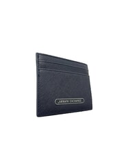 ARMANI EXCHANGE BARCELONA Tarjetero plano de cuero para tarjetas de crédito - Carteras Hombre