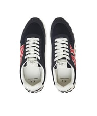 ARMANI EXCHANGE A|X Zapatillas azul marino oscuro + cardenal - Zapatos Hombre - 3