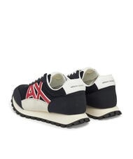 ARMANI EXCHANGE A|X Zapatillas azul marino oscuro + cardenal - Zapatos Hombre - 5