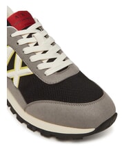 ARMANI EXCHANGE A|X Zapatillas gris neutro + negro + amarillo - Zapatos Hombre - 4