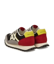 ARMANI EXCHANGE A|X Zapatillas gris neutro + negro + amarillo - Zapatos Hombre - 5