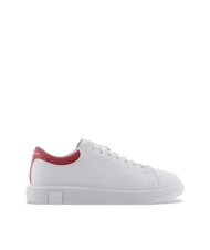 ARMANI EXCHANGE ACTION Zapatillas de cuero op.blanco+cardenal - Zapatos Hombre - 2