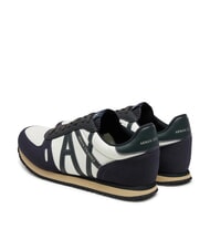 ARMANI EXCHANGE RIO Zapatillas bajas d.navy+j.set+off.wht - Zapatos Hombre - 5