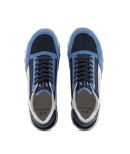 ARMANI EXCHANGE OSAKA Zapatillas Hombre azul+azul marino+blanco roto - Zapatos Hombre - 3