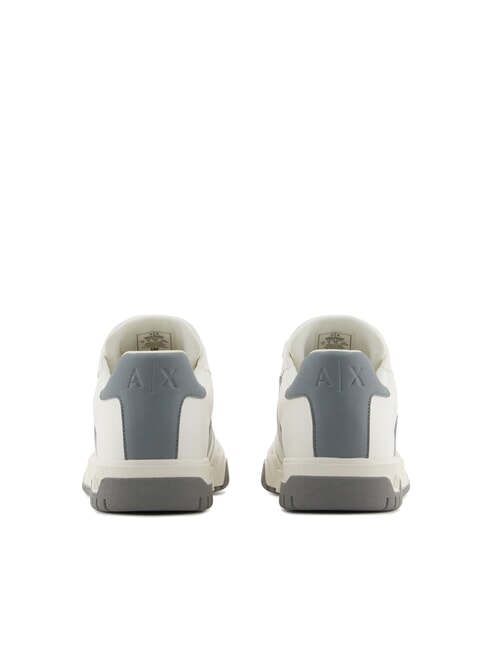 A|X Zapatillas con banda lateral en contraste blanco roto + gris neutro - Zapatos Hombre