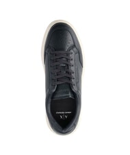 ARMANI EXCHANGE A|X Zapatillas básicas con costuras azul marino profundo - Zapatos Hombre - 4