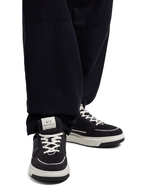 A|X Zapatillas con inserciones de malla y logotipo. azul marino intenso + blanco roto - Zapatos Hombre