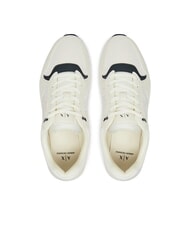 ARMANI EXCHANGE A|X Zapatillas con logo lateral Off White + Jet Set - Zapatos Hombre - 3