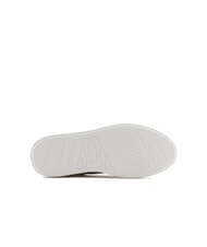 ARMANI EXCHANGE A|X Zapatillas con detalles de piel de ante Plaza gris topo + navegación profunda - Zapatos Hombre - 6