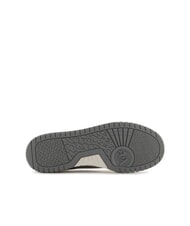 ARMANI EXCHANGE A|X Zapatillas con banda lateral en contraste blanco roto + gris neutro - Zapatos Hombre - 6