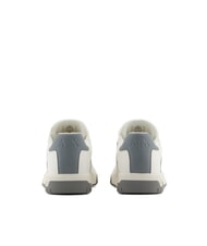 ARMANI EXCHANGE A|X Zapatillas con banda lateral en contraste blanco roto + gris neutro - Zapatos Hombre - 5