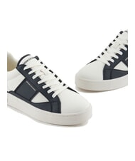 ARMANI EXCHANGE A|X Zapatillas con inserciones en contraste Off White + Jet Set - Zapatos Hombre - 4