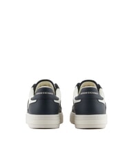 ARMANI EXCHANGE A|X Zapatillas con inserciones en contraste Off White + Jet Set - Zapatos Hombre - 5