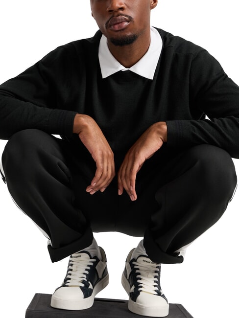 A|X Zapatillas con inserciones en contraste Off White + Jet Set - Zapatos Hombre