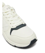 ARMANI EXCHANGE A|X Zapatillas con logo lateral Off White + Jet Set - Zapatos Hombre - 4