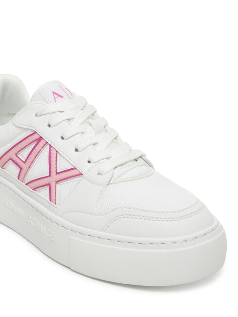 A|X Zapatillas con logotipo en contraste op.blanco+rosa - Zapatos Mujer