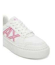 ARMANI EXCHANGE A|X Zapatillas con logotipo en contraste op.blanco+rosa - Zapatos Mujer - 3