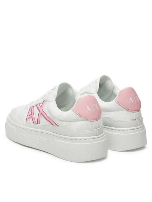 A|X Zapatillas con logotipo en contraste op.blanco+rosa - Zapatos Mujer