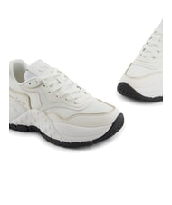 ARMANI EXCHANGE A|X Zapatillas gruesas blanquecino+oro pálido - Zapatos Mujer - 4