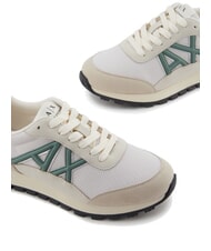 ARMANI EXCHANGE A|X Zapatillas de malla con logotipo en contraste LGT Mirage+d.f.verde - Zapatos Mujer - 4