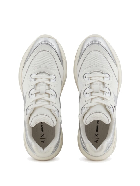 A|X Zapatillas de tela de malla plata+blanquecino - Zapatos Mujer