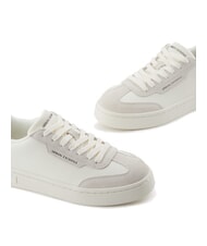 ARMANI EXCHANGE A|X Zapatillas con detalle en contraste blanco roto + negro - Zapatos Mujer - 3