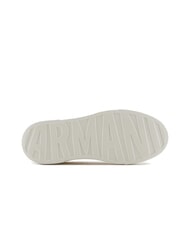 ARMANI EXCHANGE A|X Zapatillas con logotipo en contraste blanco apagado + verde oscuro - Zapatos Mujer - 6